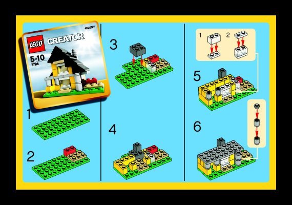 Building Instructions - LEGO - 7796 - House: Page 1