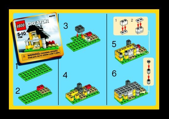 Building Instructions - LEGO - 7796 - House: Page 1