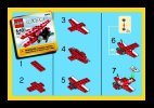 Building Instructions - LEGO - 7797 - Bi-Plane: Page 1