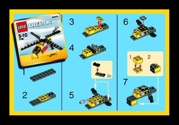 Building Instructions - LEGO - 7799 - Cargo Chopper: Page 1