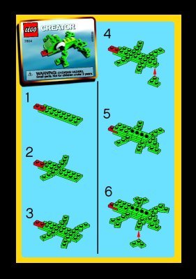 Building Instructions - LEGO - 7804 - Lizard: Page 1