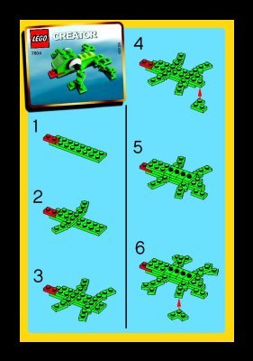 Building Instructions - LEGO - 7804 - Lizard: Page 1