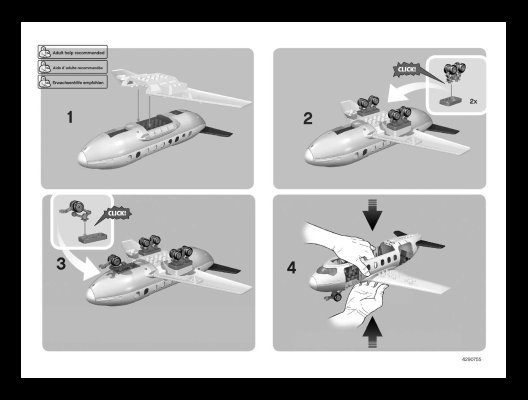 Building Instructions - LEGO - 7840 - Airport Action Set: Page 1