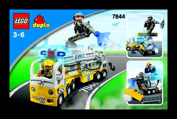 Building Instructions - LEGO - 7844 - Rescue Truck: Page 1