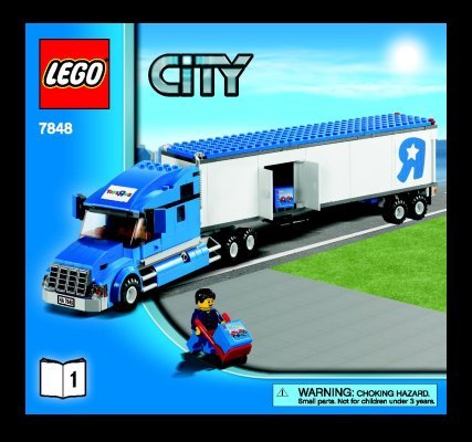 Building Instructions - LEGO - 7848 - Toys "R” Us Truck: Page 1