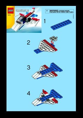 Building Instructions - LEGO - 7873 - Jet Plane: Page 1