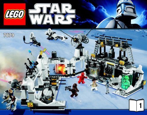 Building Instructions - LEGO - 7879 - Hoth Echo Base™: Page 1