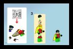 Building Instructions - LEGO - 7885 - Robin's Scuba Jet: Attack of The Penguin: Page 4