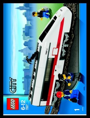 Building Instructions - LEGO - 7897 - Passenger Train: Page 1