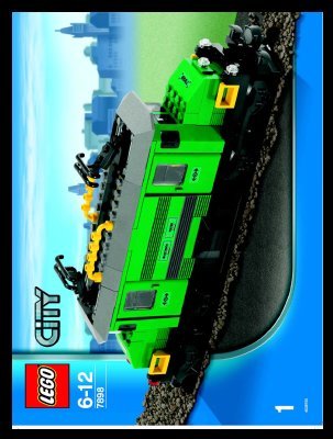 Building Instructions - LEGO - 7898 - Cargo Train Deluxe: Page 1