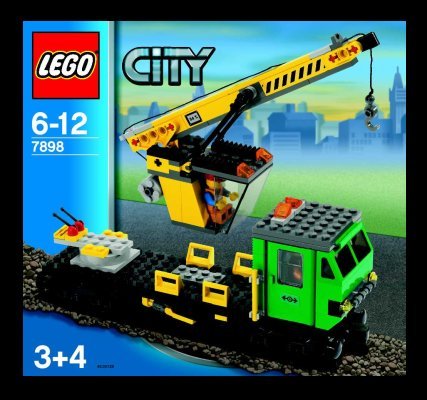 Building Instructions - LEGO - 7898 - Cargo Train Deluxe: Page 1