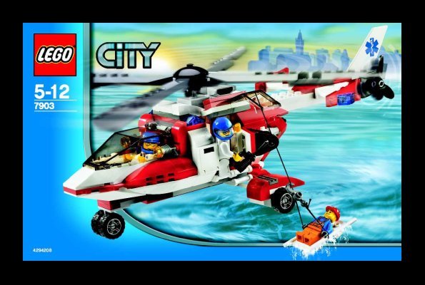 Building Instructions - LEGO - 7903 - Rescue Helicopter: Page 1