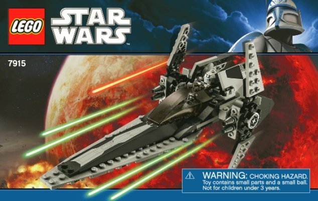 Building Instructions - LEGO - 7915 - Imperial V-wing Starfighter™: Page 1