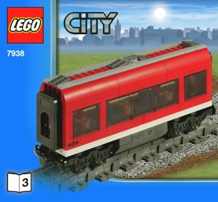 Building Instructions - LEGO - City - 7938 - Passenger Train: Page 1