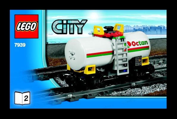 Building Instructions - LEGO - City - 7939 - Cargo Train: Page 1