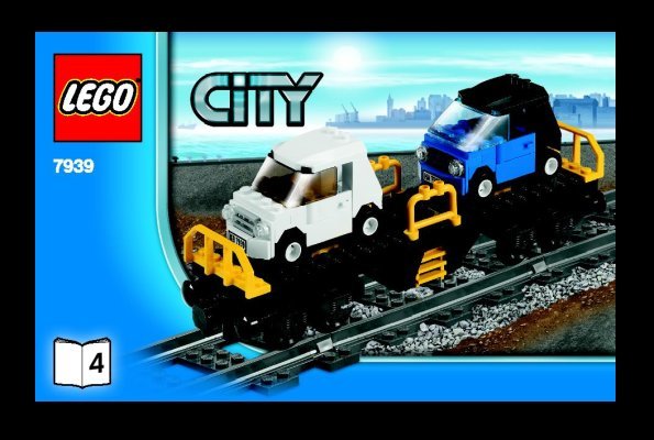 Building Instructions - LEGO - City - 7939 - Cargo Train: Page 1