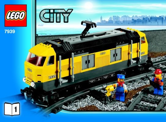 Building Instructions - LEGO - City - 7939 - Cargo Train: Page 1