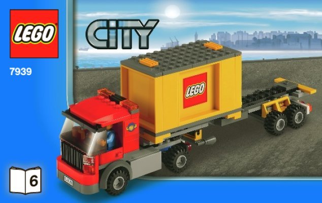 Building Instructions - LEGO - City - 7939 - Cargo Train: Page 1