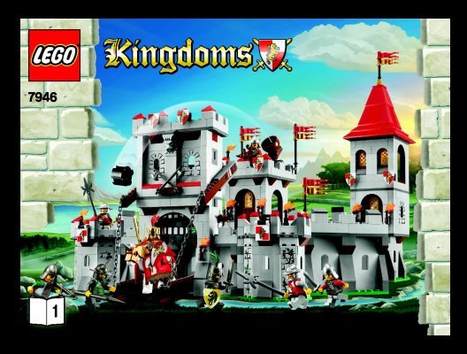 Building Instructions - LEGO - 7946 - King's Castle: Page 1