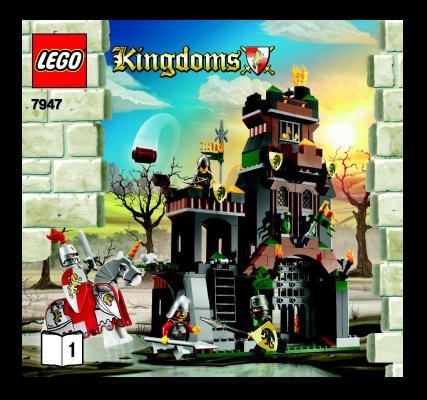 Building Instructions - LEGO - 7947 - Prison Tower Rescue: Page 1