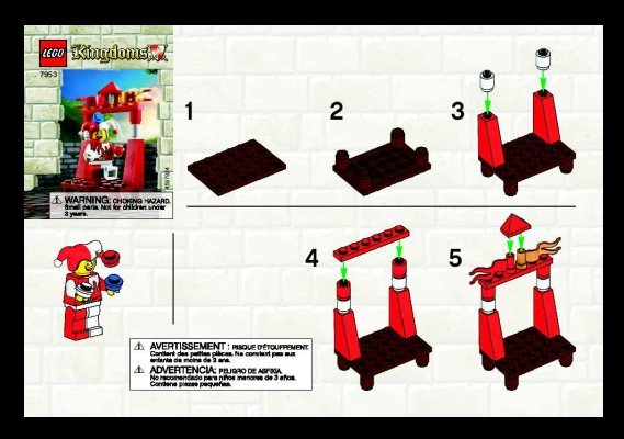 Building Instructions - LEGO - 7953 - Jester: Page 1