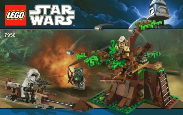 Building Instructions - LEGO - 7956 - Ewok™ Attack: Page 1