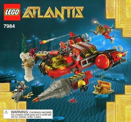 Building Instructions - LEGO - 7984 - Deep Sea Raider: Page 1