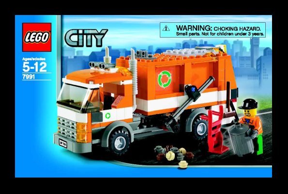 Building Instructions - LEGO - 7991 - Garbage Truck: Page 1