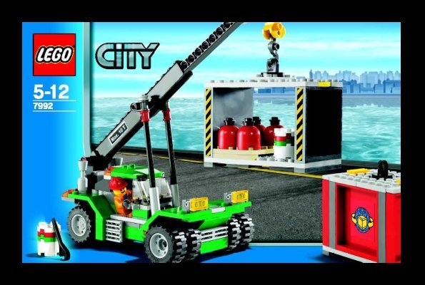 Building Instructions - LEGO - 7992 - Container Stacker: Page 1