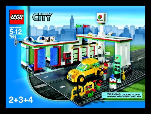 Building Instructions - LEGO - 7993 - Service Station: Page 1