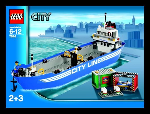 Building Instructions - LEGO - 7994 - LEGO City Harbor: Page 1