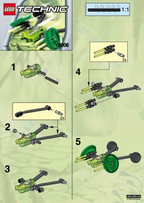 Building Instructions - LEGO - 8006 - SWAMP CRAFT: Page 1