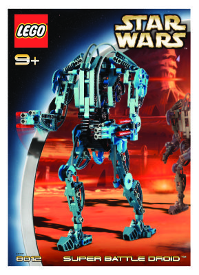 Building Instructions - LEGO - 8012 - Super Battle Droid™: Page 1