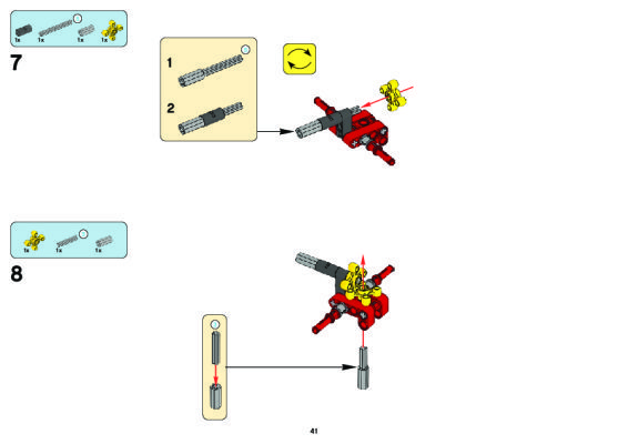 Building Instructions - LEGO - 8041 - Race Truck: Page 1