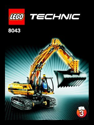 Building Instructions - LEGO - 8043 - Motorized Excavator: Page 1