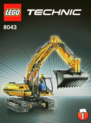 Building Instructions - LEGO - 8043 - Motorized Excavator: Page 1