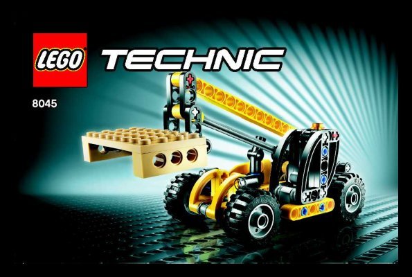 Building Instructions - LEGO - 8045 - Mini Telehandler: Page 1