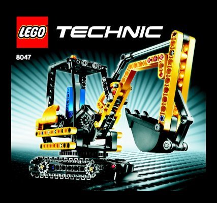 Building Instructions - LEGO - 8047 - Compact Excavator: Page 1