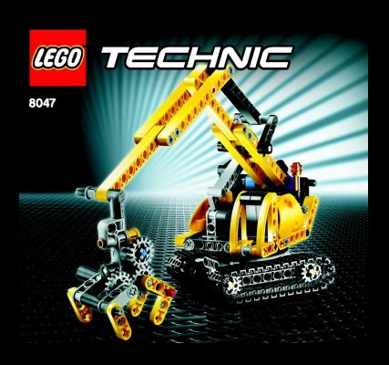 Building Instructions - LEGO - 8047 - Compact Excavator: Page 1