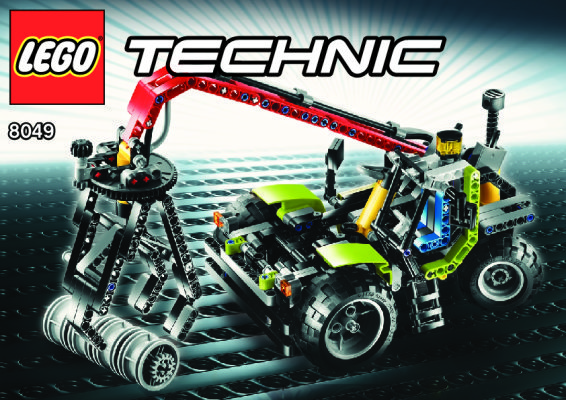 Building Instructions - LEGO - 8049 - Tractor with Log Loader: Page 1