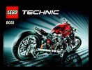 Building Instructions - LEGO - 8051 - Motorbike: Page 1