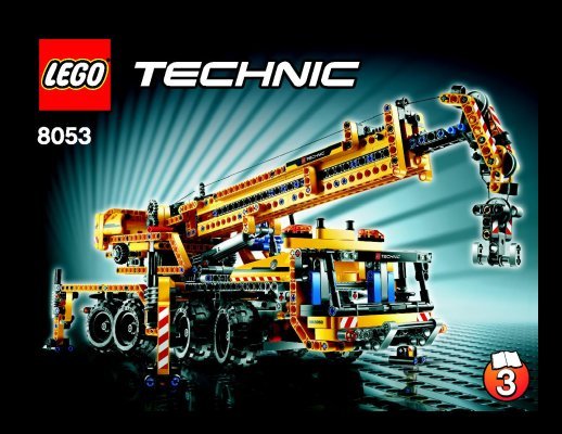 Building Instructions - LEGO - 8053 - Mobile Crane: Page 1