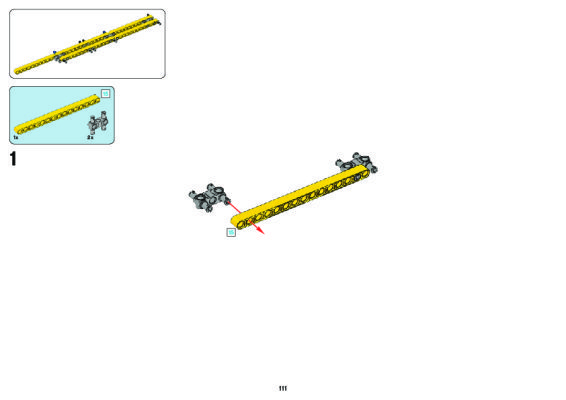 Building Instructions - LEGO - 8053 - Mobile Crane: Page 1