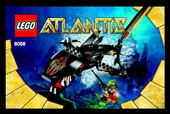 Building Instructions - LEGO - 8058 - Guardian of the Deep: Page 1