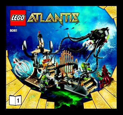 Building Instructions - LEGO - 8061 - Gateway of the Squid: Page 1