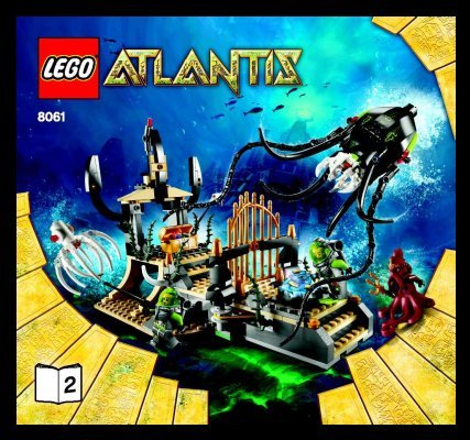 Building Instructions - LEGO - 8061 - Gateway of the Squid: Page 1