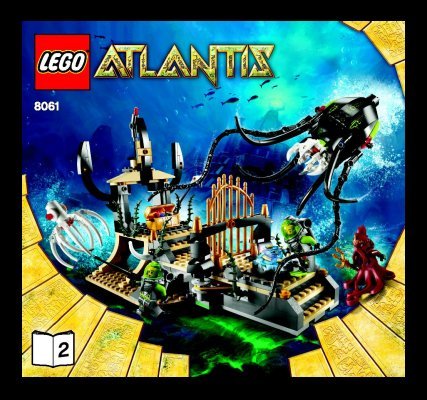 Building Instructions - LEGO - 8061 - Gateway of the Squid: Page 1