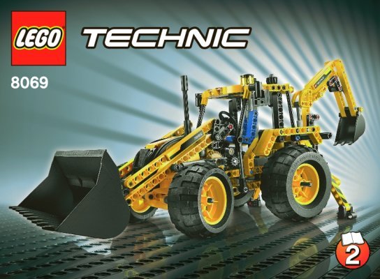 Building Instructions - LEGO - 8069 - Backhoe Loader: Page 1