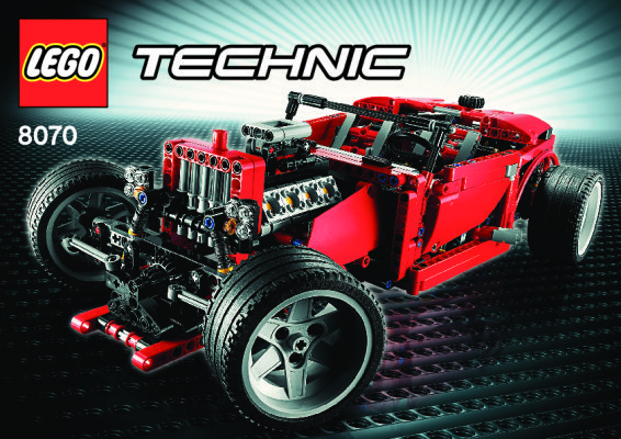 Building Instructions - LEGO - 8070 - Supercar: Page 1