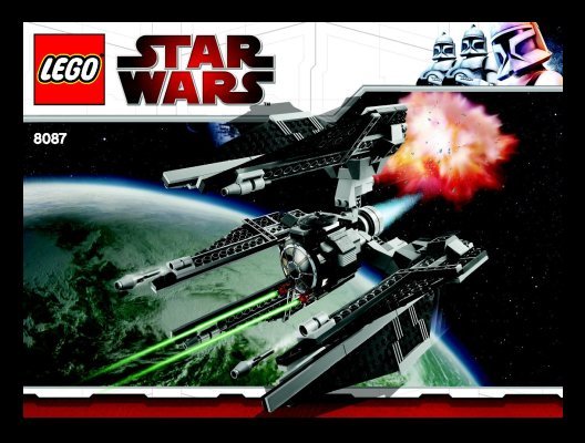 Building Instructions - LEGO - 8087 - TIE Defender™: Page 1